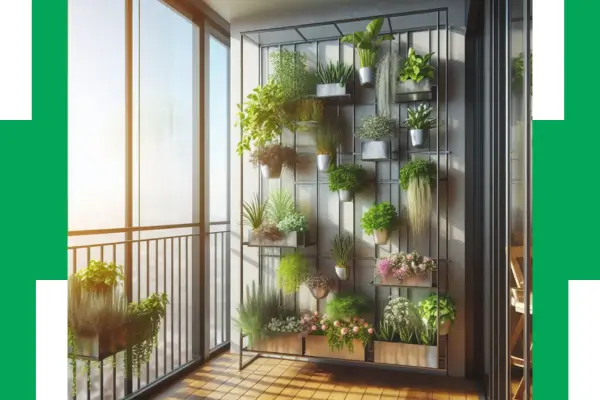 horta vertical em apartamento